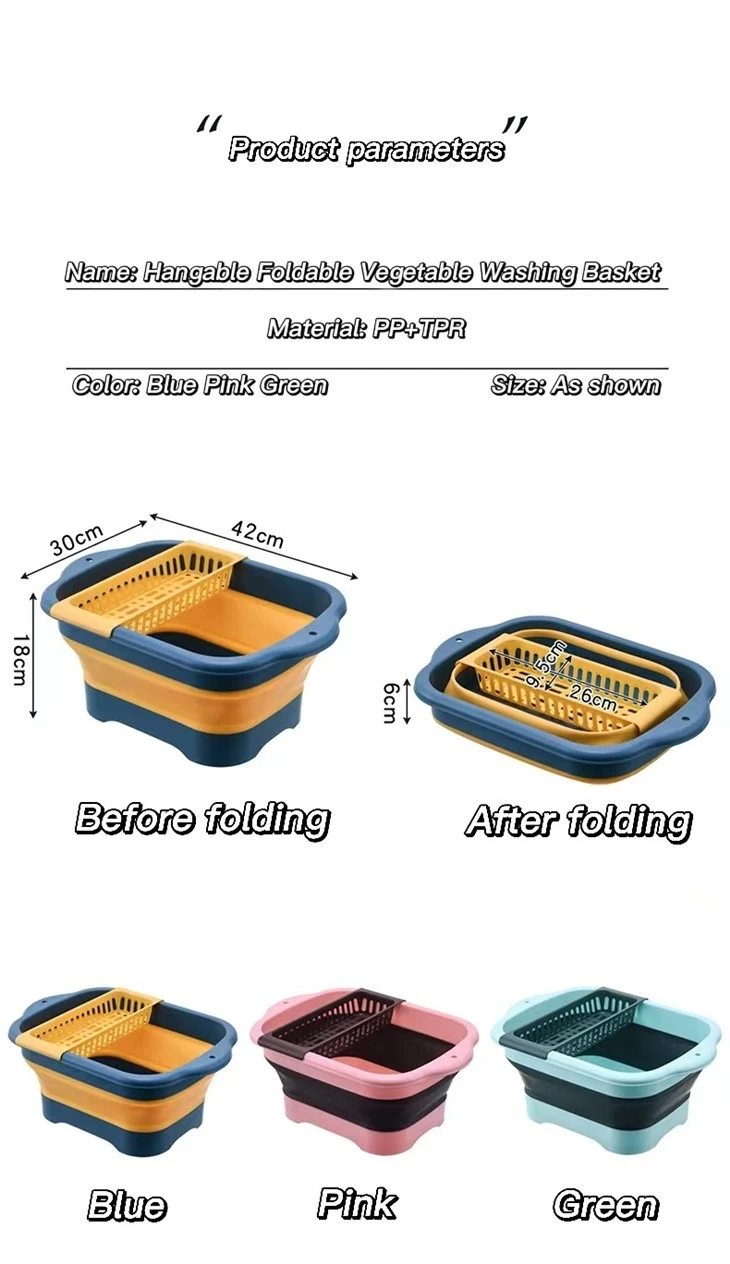 Foldable Drain Basin